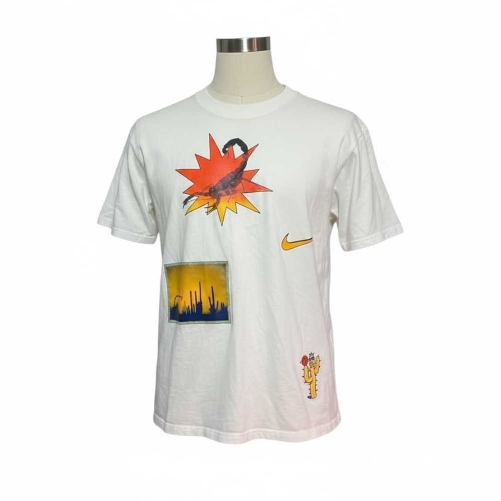 🦂 Nike Scorpion Desert Graphic Tee 🌵 Cactus Basketball Vibes | Size L